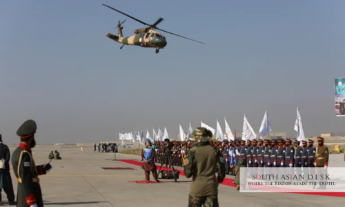 A picture taken after Trump Bagram Airbase Claim