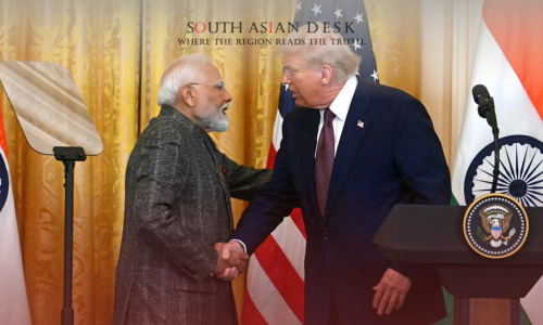 Modi and Trump shaking hands, and Modi remembering old Times amid Tariffs dispute