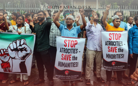 Minorities In Bangladesh Protesting over Visa Restrictions.
