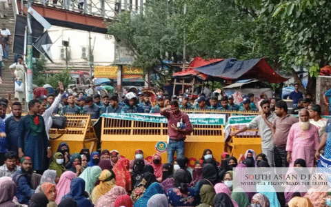 MPO teachers sit-in Shahbagh demands