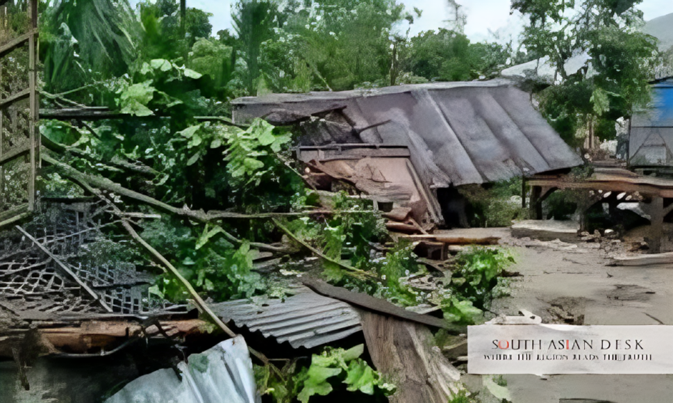 Bangladesh Tornado 500 Houses Destroyed in Nilphamari Fury