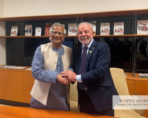 Yunus and Brazil president meeting