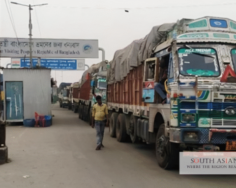 Benapole Port Trade Resumes as seen in the picture