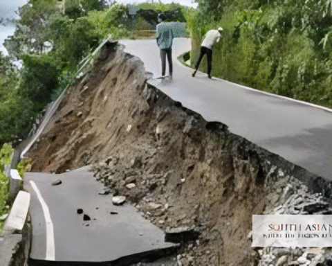 Darjeeling Floods Landslides can be seen in the picture