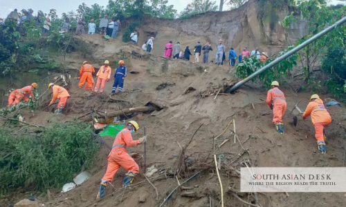 Himachal Pradesh Landslide Kills 15 in Bus Crash 1 Himachal Pradesh Landslide seen in the picture