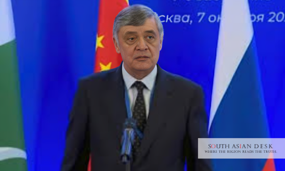 Kabulov Hails Afghanistan Ties during a press conference