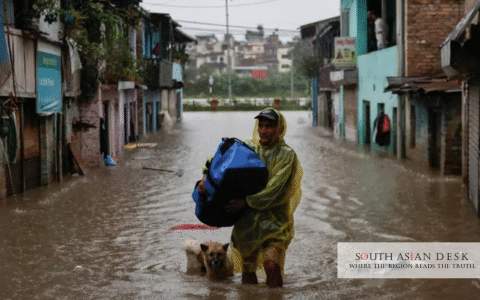 Nepal Landslides Flash Floods Kill 47, as devastation seen in the picture