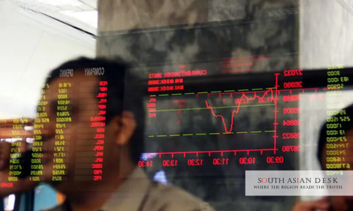 PSX Under Pressure: 5,892-Point Plunge from Clashes, IMF Delays 1 PSX Under Pressure as screens show red graph