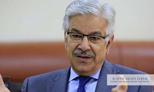 Khwaja Asif slams India Statements on TV