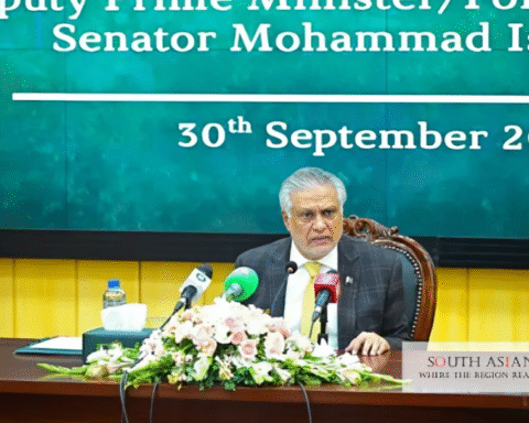 Pakistan Gaza Deal Wavers After Draft Overhaul, said by Ishaq Dar in a meeting