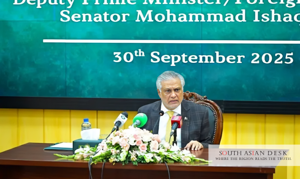 Pakistan Gaza Deal Wavers After Draft Overhaul, said by Ishaq Dar in a meeting