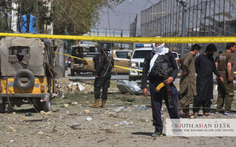 Pakistan Militant-Linked Violence increased as a crime scene can be seen