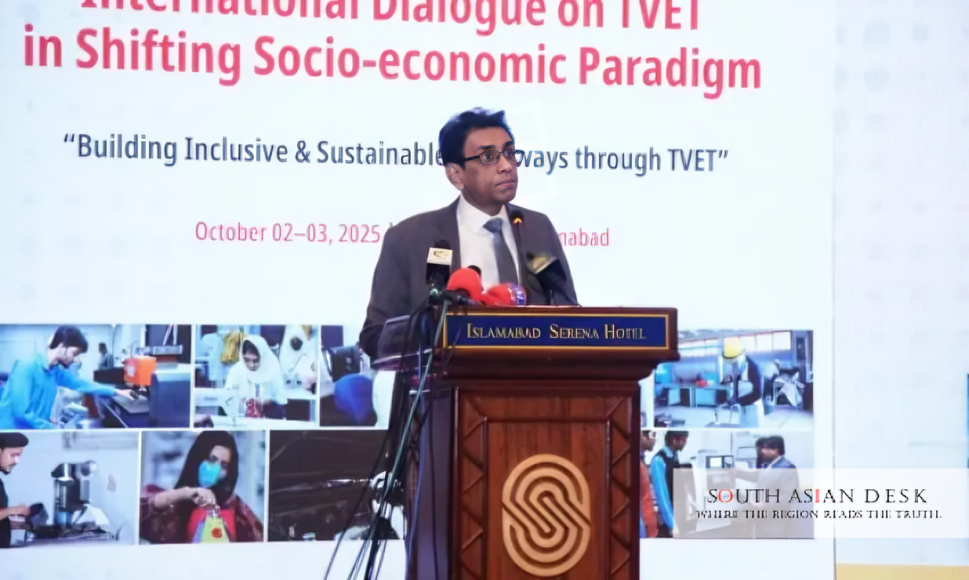 Pakistan Skilled Workforce Markets Eye 1M Annual Exports 1 Pakistan Skilled Workforce talks during a media talk