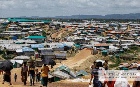UK aid Rohingya Bangladesh as Rohingya camps seen in the picture