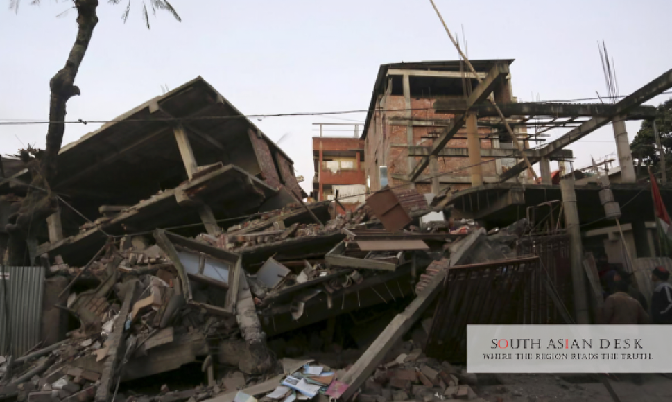 Strong Earthquake Dhaka Kills 3 in 5.5 Quake