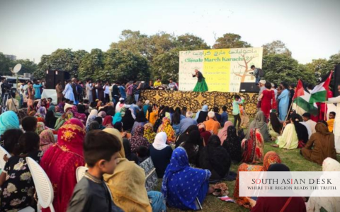 Climate March Karachi Demands Urgent Fossil Fuel Halt
