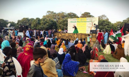 Climate March Karachi Demands Urgent Fossil Fuel Halt
