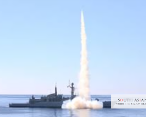 Pakistan Navy Surface-to-Air Missile Firing Success in Arabian Sea