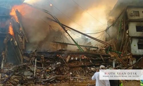 Pakistan: Gul Plaza Fire – 6 Dead Including Firefighter