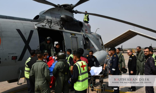 Indian Navy Executes Critical Rescue of Japanese Sailor Off Visakhapatnam Coast