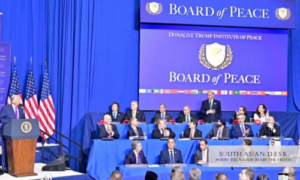 Pakistani PM Shehbaz Sharif Engages Global Leaders at Board of Peace Summit