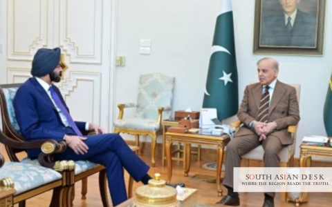 Pakistani PM Shehbaz Sharif Engages in Strategic Talks with World Bank's Ajay Banga