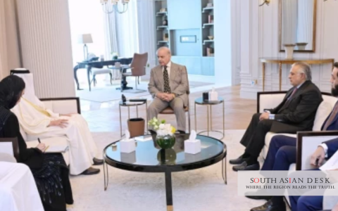 Shehbaz Sharif Met with Qatar's Minster to Strengthen Economic Ties