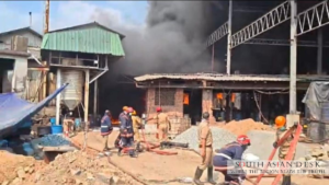 Kerala Oil Recycling Firm Fire Claims One Life in India