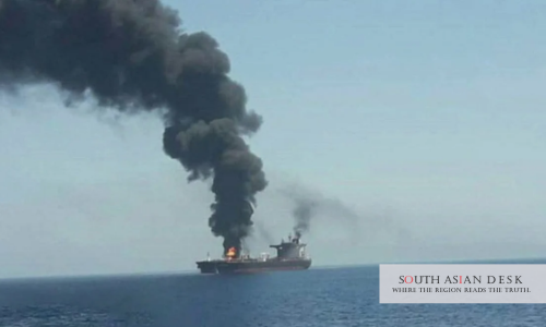 Oil Tanker with Indian Crew Hit Near Oman Amidst Iran-US Tensions
