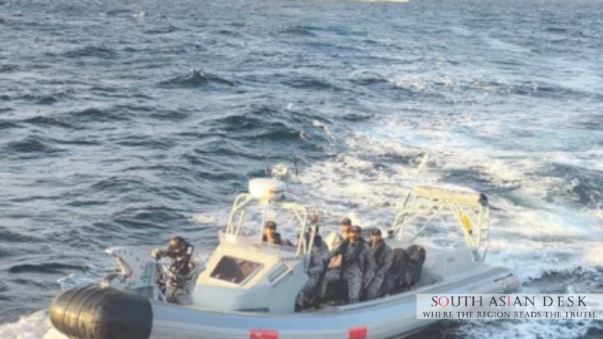 Pakistan Navy Rescues Crew in North Arabian Sea