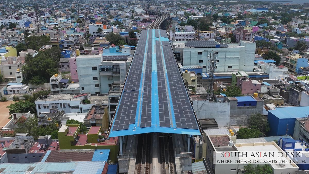 Chennai Metro Rail Saves ₹5.6 Crore with Solar Power
