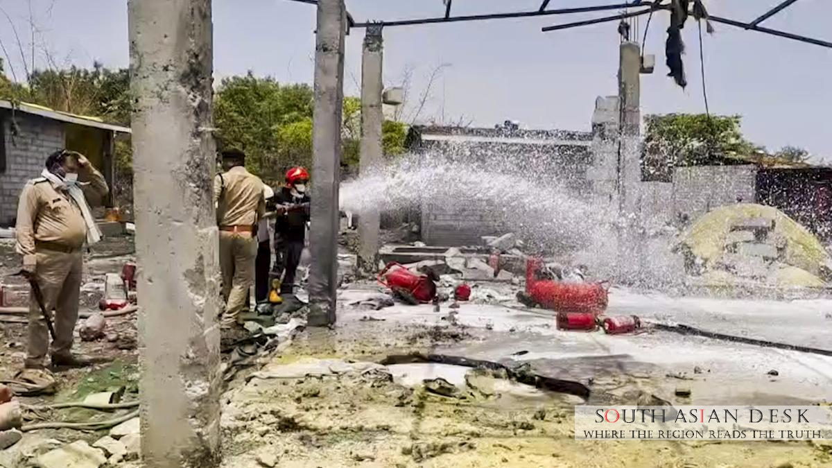 Explosion at Madhya Pradesh Firecracker Factory