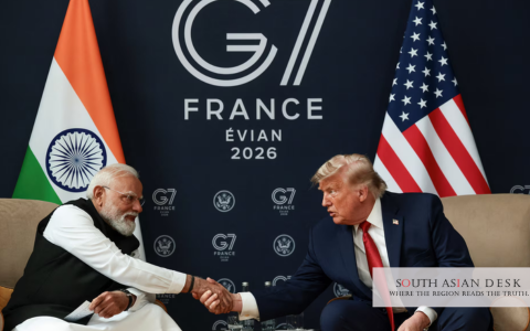 Modi Trump G7 Meeting