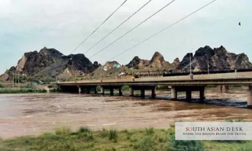 Chenab River water level