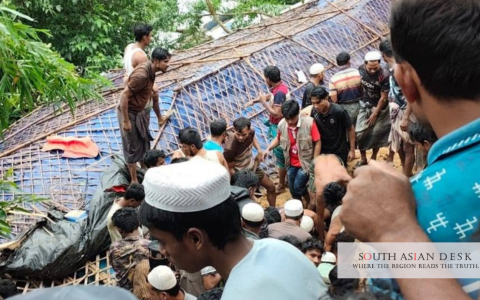 Rohingya camp landslide