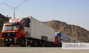 humanitarian aid trucks