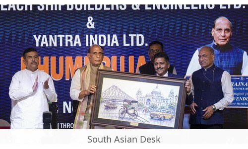 India shipbuilding hub: India's Defense Minister Rajnath Singh Champions Shipbuilding Expansion