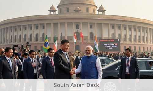 BRICS summit India: Xi Jinping Arrives in New Delhi for BRICS Summit Talks with Modi