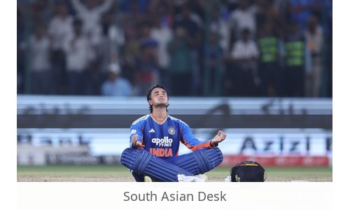 Abhishek record century — Story image