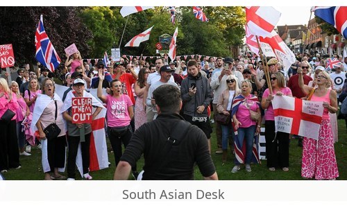 U.K. Anti-Migrant Protesters Mistakenly Target Pakistan U-19 Cricket Team Hotel