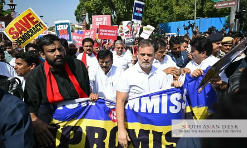 INDIA bloc protest