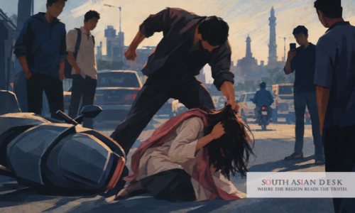 Lahore Scooty Rider Attack