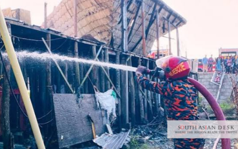 Bangladesh Beach Resort Fire