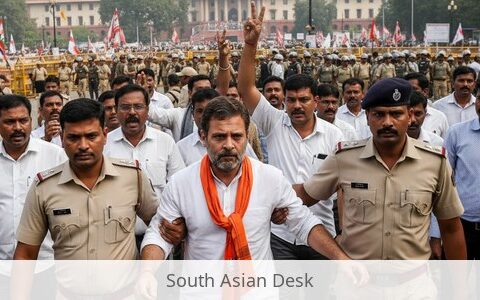 Rahul Gandhi protest — generated:fbfda392-8e25-44e3-ac35-3c8b0863b644